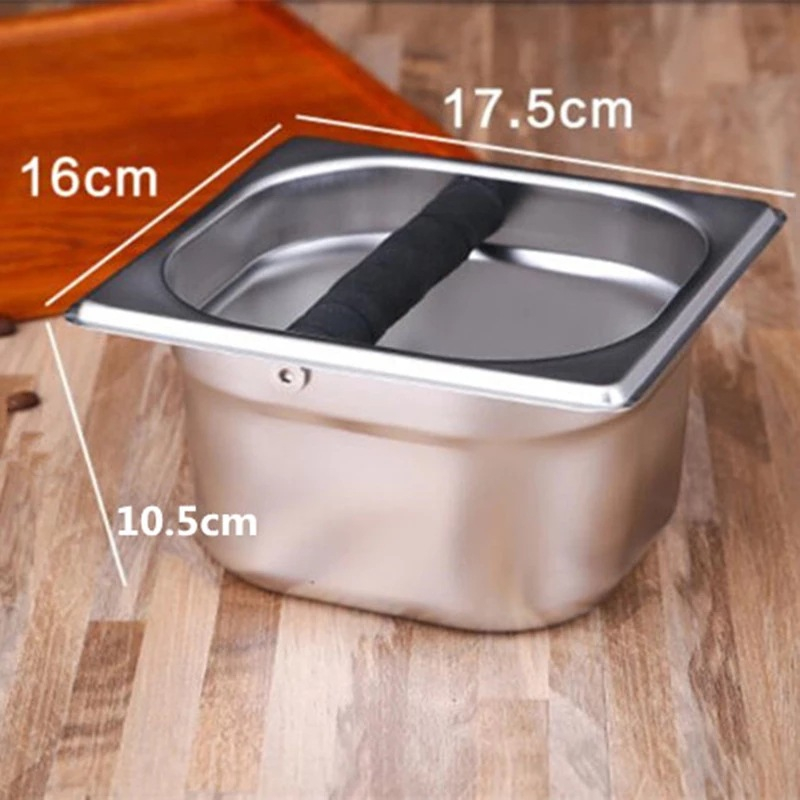 Hộp đựng bã cà phê inox 304  Dụng cụ Barista