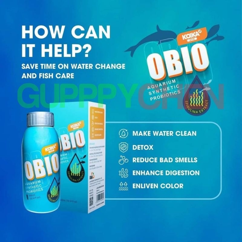 Men Vi Sinh KoiKa OBIO - Vi Sinh Cao Cấp Cho Hồ Cá