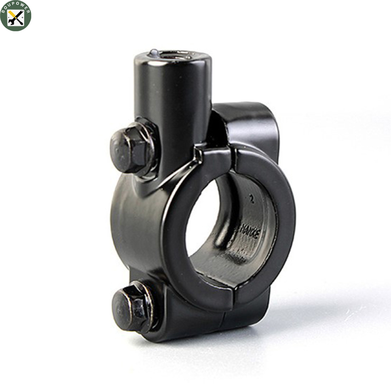 BouPower Motorcycle Handle Bar Mirror Mount Holder Rearview Handlebar Mirror Clamp