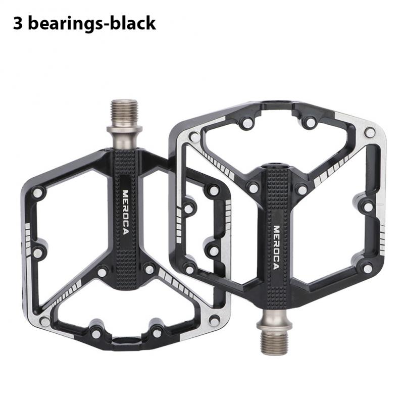 MEROCA Mountain Bike Pedal Aluminum Alloy Palin Pedal DU Pedal Ultralight Palin Quick Release Pedal Anti-Slip Mtb Bicycle Parts