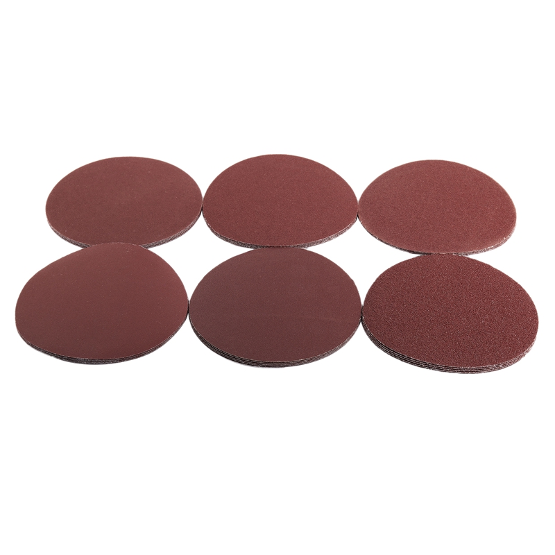 30pcs/set 5inch 125mm round sandpaper disk sand sheets grit 80/100/120/180/240/320 hook and loop sanding disc for sander grits