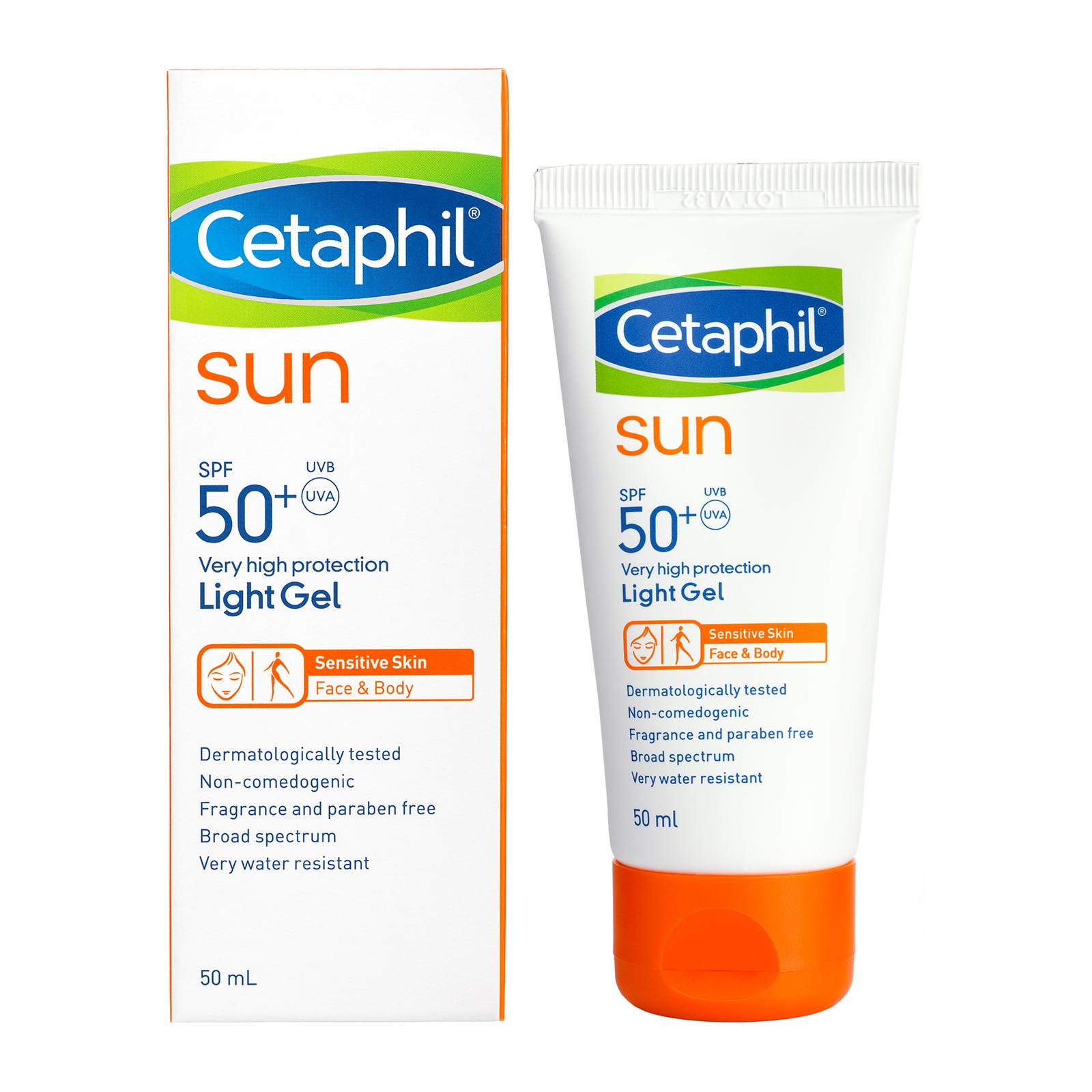 cetaphil sun spf 50 light gel ingredients