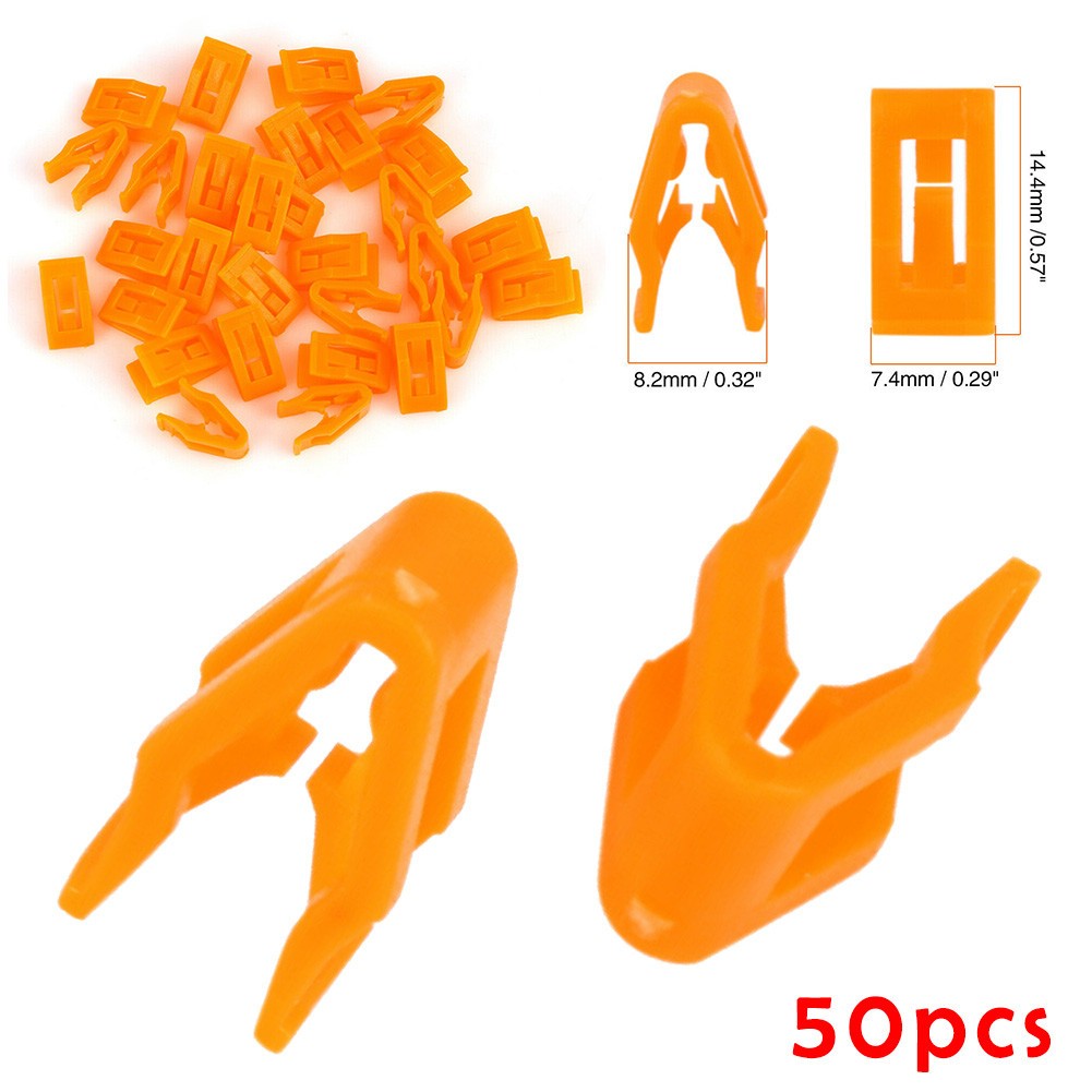 Orange Nylon Trim Retainer for Ford For Mercury Center Console Dash Panel