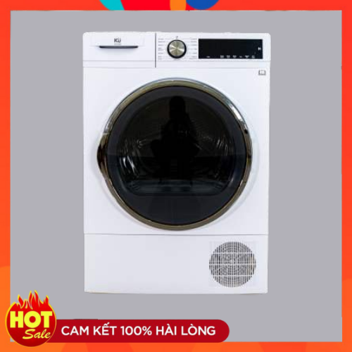 Máy sấy quần áo kuchen bơm nhiệt dkd 810420 thế hệ máy sấy cao cấp dung tích 8 kg