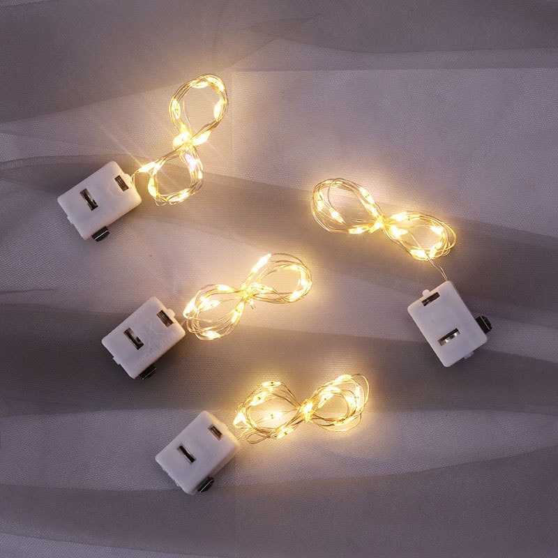 ĐÈN LED TRANG TRI,dài 2met, có sẵn pin
