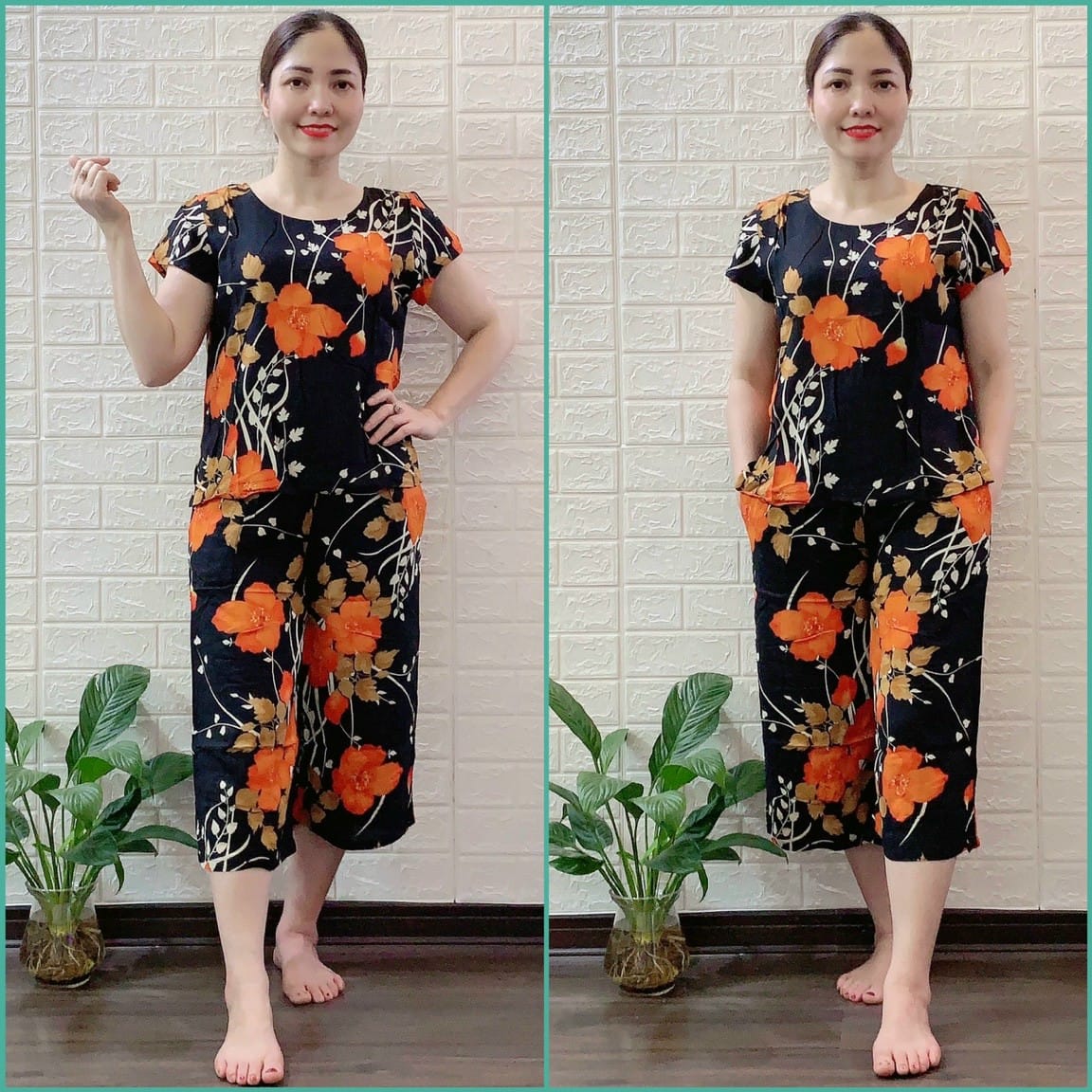 Đồ bộ trung niên nữ cao cấp