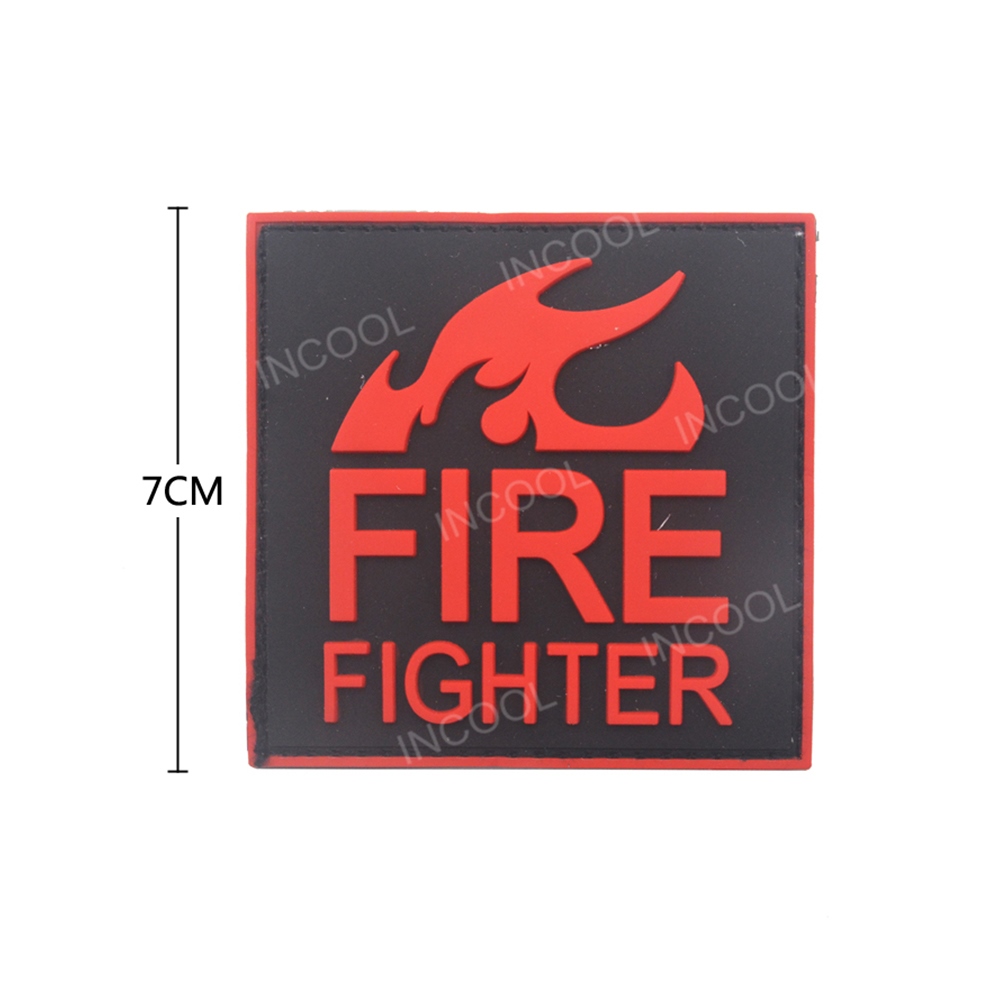 ☏☁ Fire Fighter Patch Rescue Military Hook Patches Medic