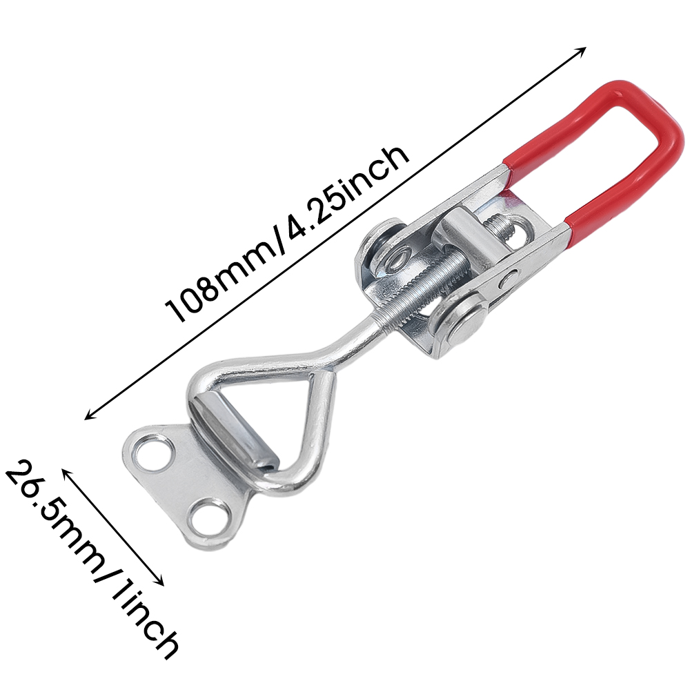 Chốt chuyển đổi bằng kim loại bắt Clasp điều chỉnh hộp công cụ trường hợp kẹp tháo dỡ nhanh chống trượt đẩy kéo chuyển đổi công cụ