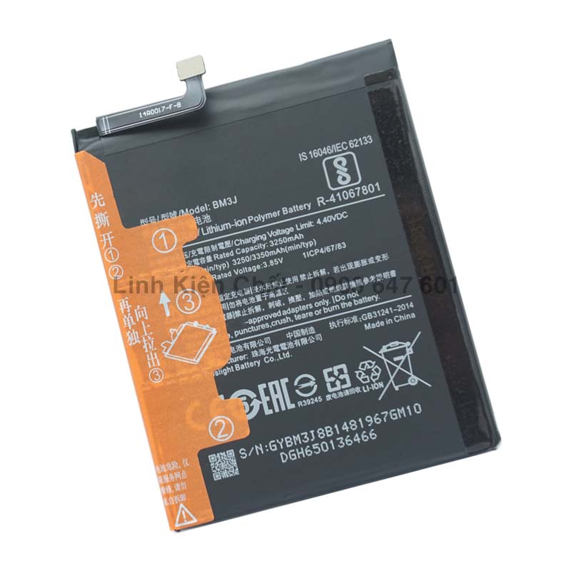 Pin cho điện thoại Xiaomi Mi 8 Lite M1808D2TG 3350mAh Zin