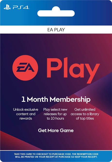 Playstation EA Play 1 Month PS4/PS5