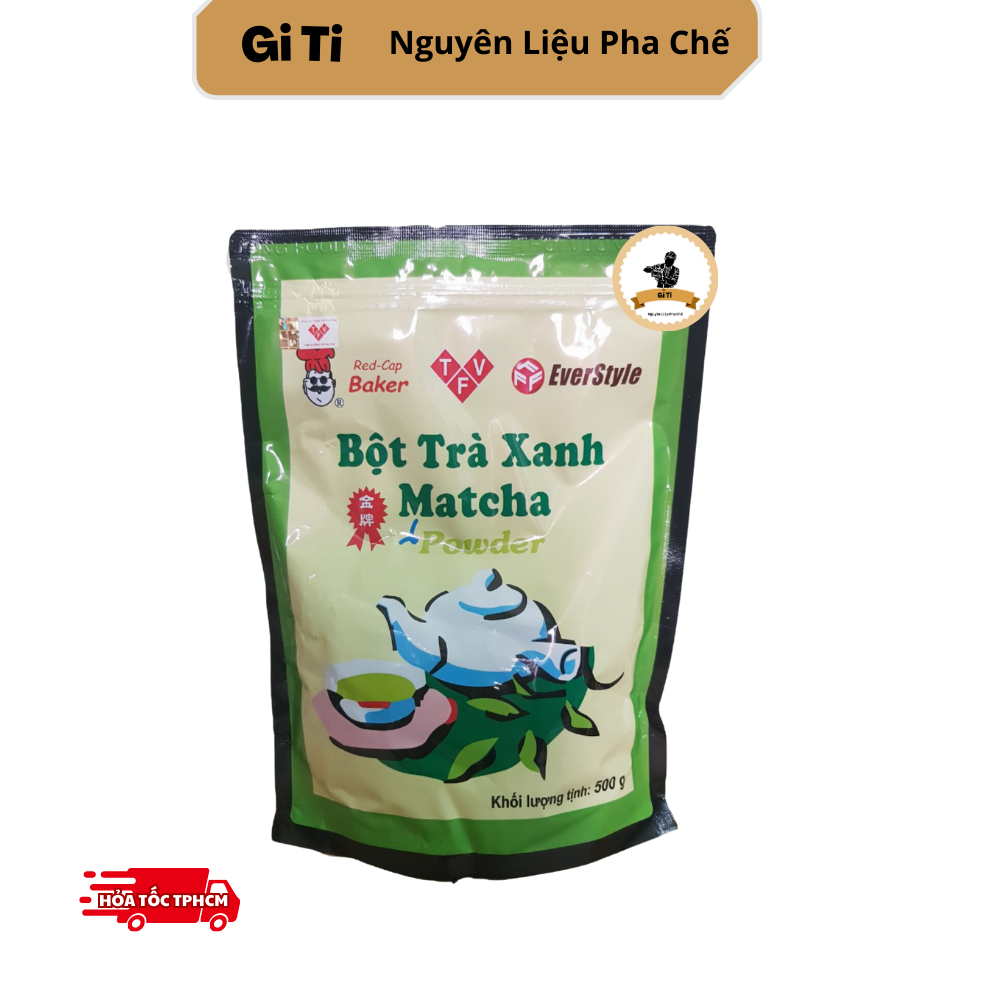 Bột trà xanh/matcha đài loan - ever style 500gr