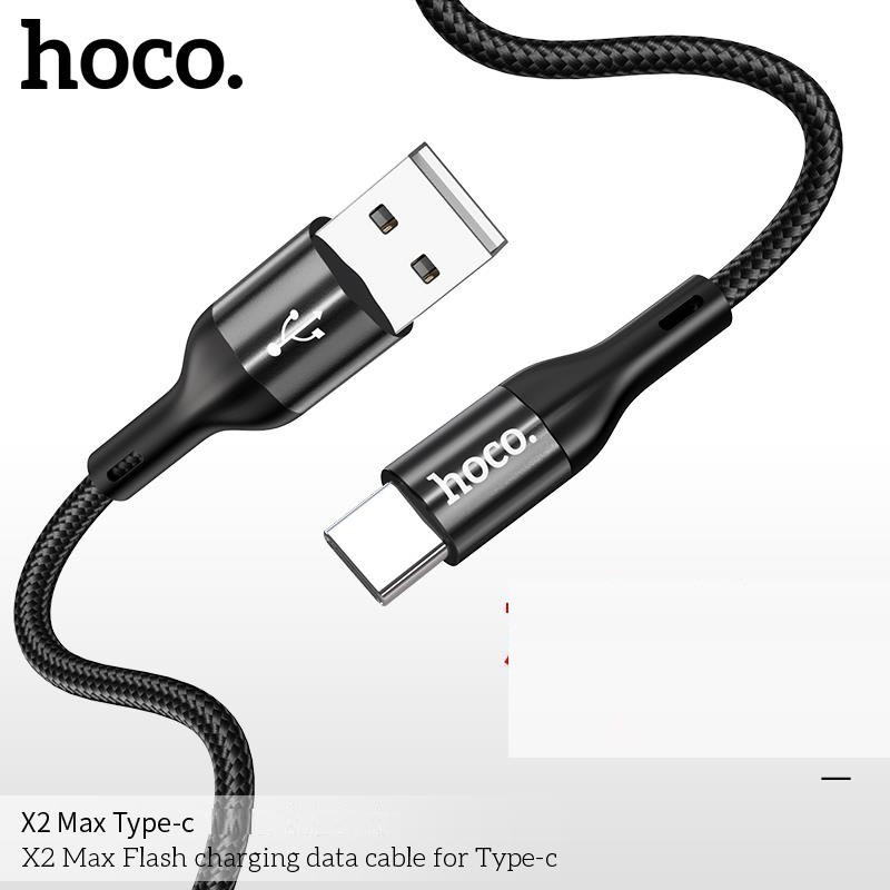 (Mới) Cáp sạc nhanh và truyền data Hoco X2 Max Flash QC3.0, max 3A, dài 1M / 2M, cổng Lightning / Type-C / Micro-USB Màu Ngẫu Nhiên