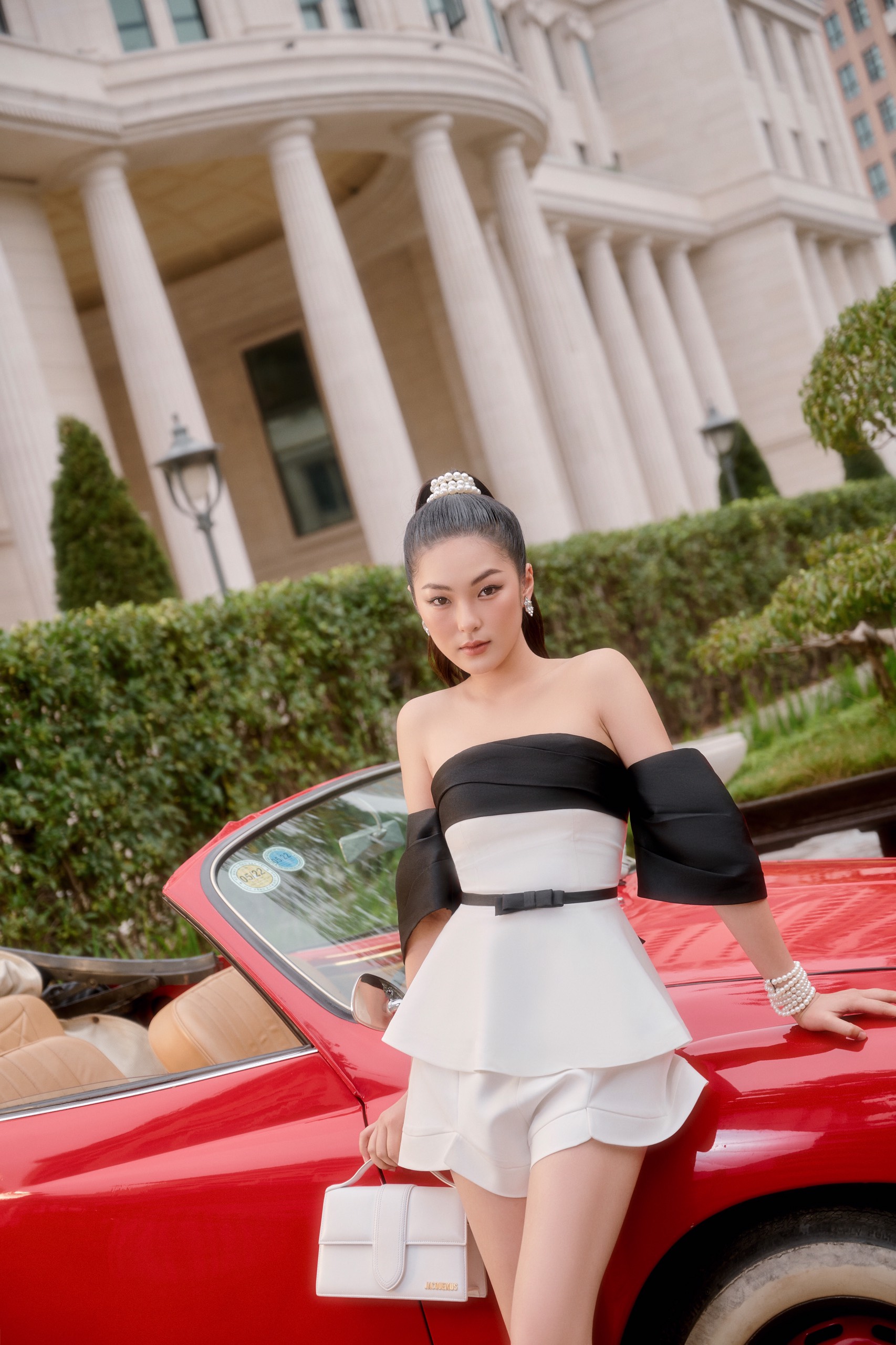 Anna Peplum Top - Áo peplum trễ vai