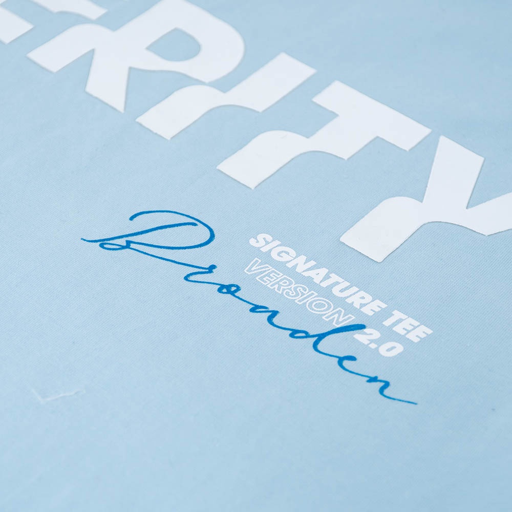 Áo thun Outerity Signature Sky Blue ver2.0 - ORP136