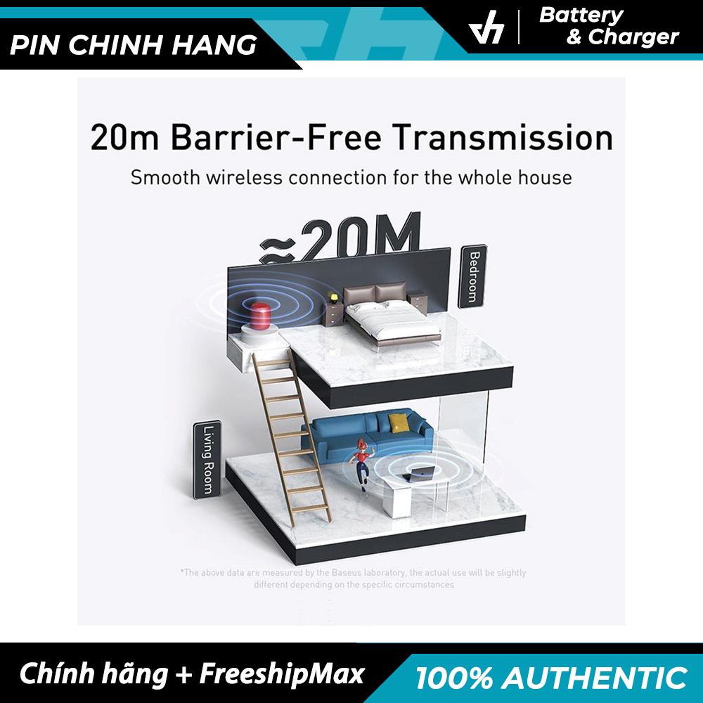 USB Bluetooth 5.0 tốc độ cao Baseus BA04 Bluetooth Receiver