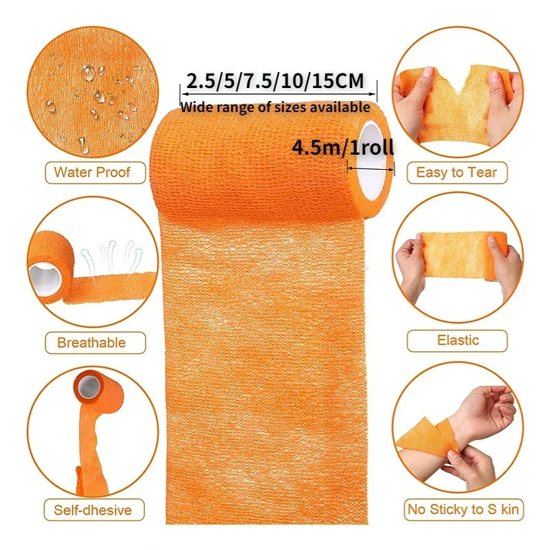 Self-adhesive elastic bandage Disposable dog strap Elastic pet anti-dirt strap
