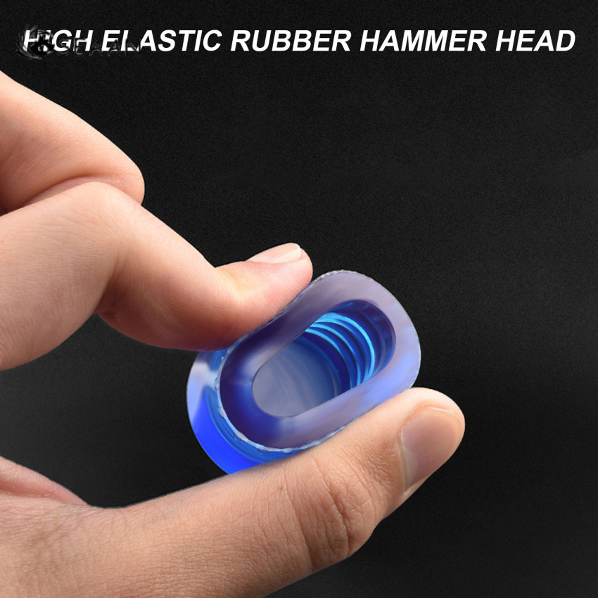 1 hai đầu cài đặt búa, 25mm 30mm Búa cao su với tay cầm cao su, có thể tháo rời cách điện cài đặt búa