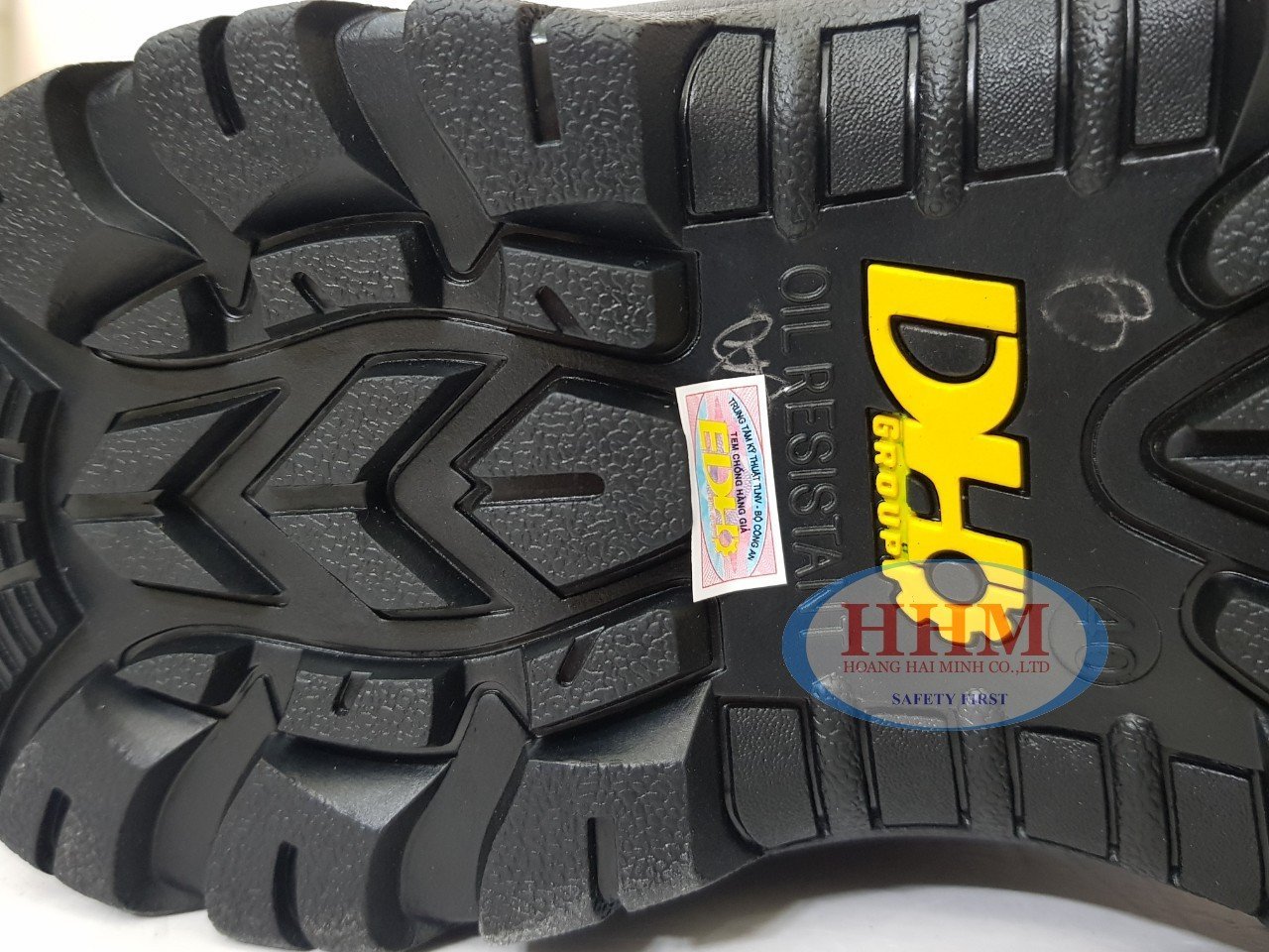 Ủng da bảo hộ DH màu nâu
