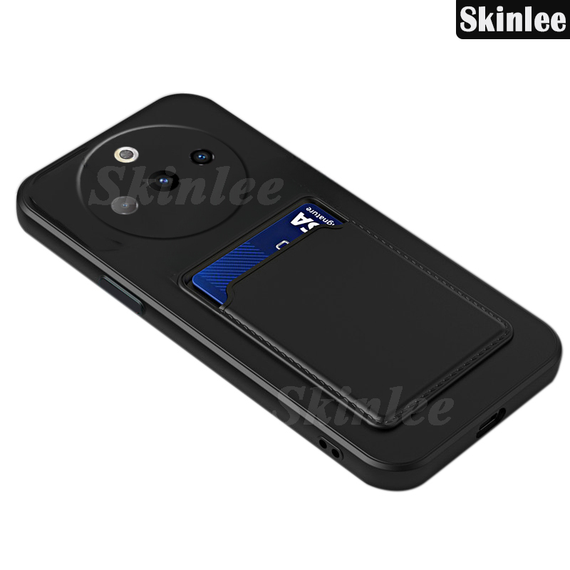 Phone case For Nubia Focus Pro Back cover Card Slot Card Silica Gel Soft Holder Wallet Case For Nubia Focus 5G Cover cases.