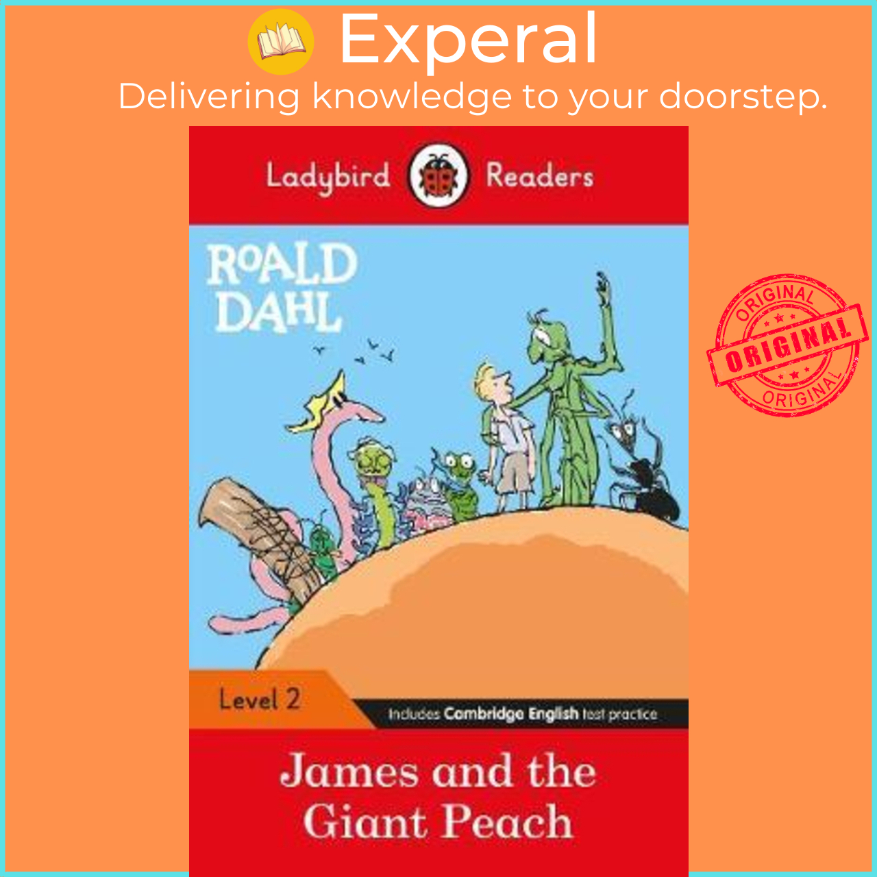 Ladybird Readers Level 2 - Roald Dahl: James and the Giant Peach