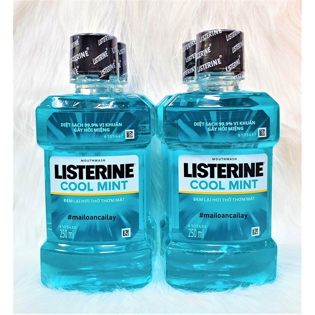 Nước Súc Miệng Listerine Cool Mint Thái Lan Chai 250ml