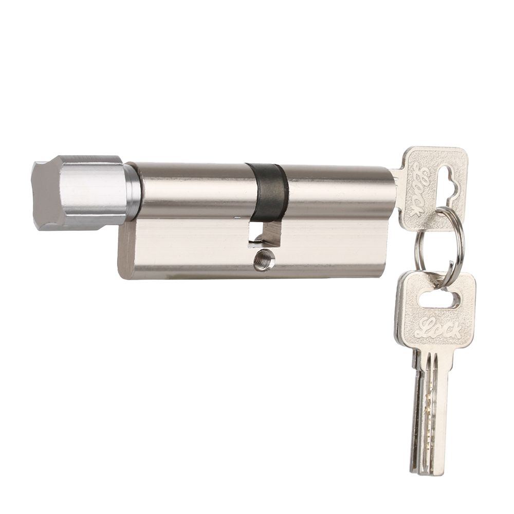 Silver Color Door Lock Ab Lock Cylinder With 3 Keys Brass Anti-Theft ...