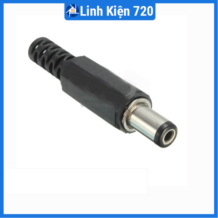 Đầu jack dc đực 5.5x2.1mm