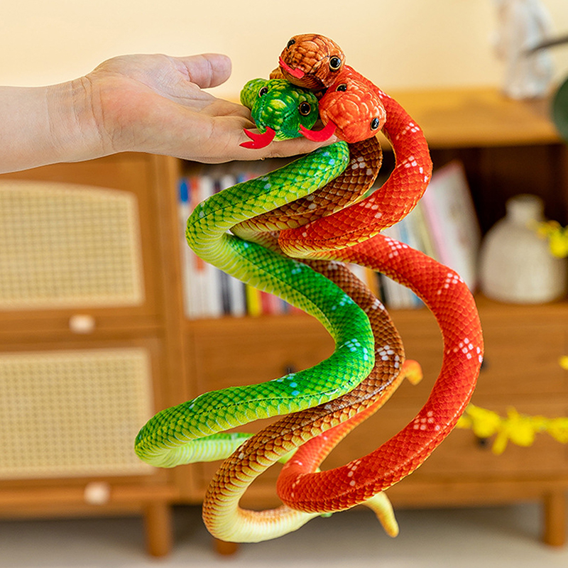 1PC%2080/110/160cm%20Simulated%20Colorful%20Python%20Plush%20Toy%20Snakes%20Plushies%20Doll%20Layor%20-%20Image%204