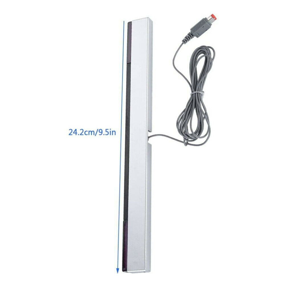 Wired Sensor Bar, Wired Infrared IR Signal Ray Sensor Bar,Replacement Infrared IR Ray Motion Sensor Bar Compatible with Wii and Wii U Console