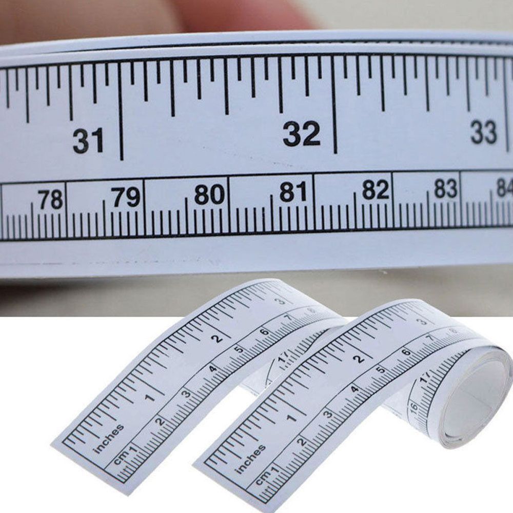 Sticker Ruler 3m Stickers Rulers Machine Adhesive Vinyl Tape Ruler Measure Self | Daraz ...
