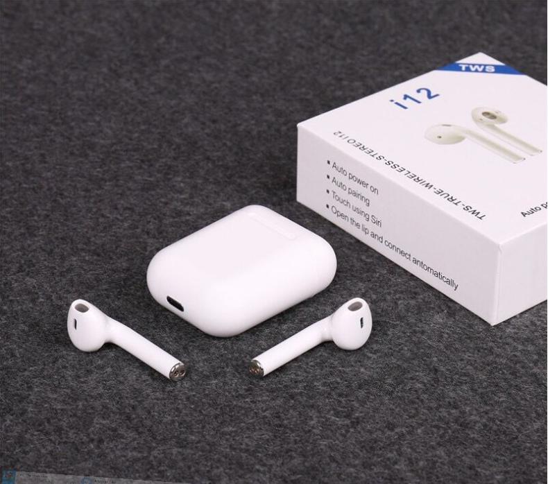 Tai nghe bluetooth i12 TWS cảm biến vân tay