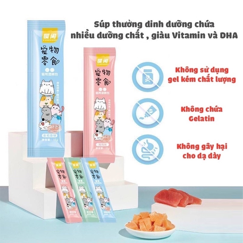 Combo 50 Thanh súp thưởng Shizuka cho mèo