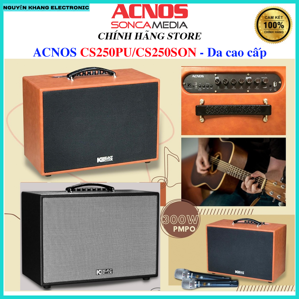 Dàn âm thanh di động karaoke acnos cs250pu/cs250son