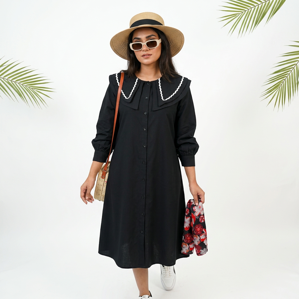 Life Fashion Mall Womens Readymade Western Shirt 1 Piece Dress New Collection Stylish Wear.