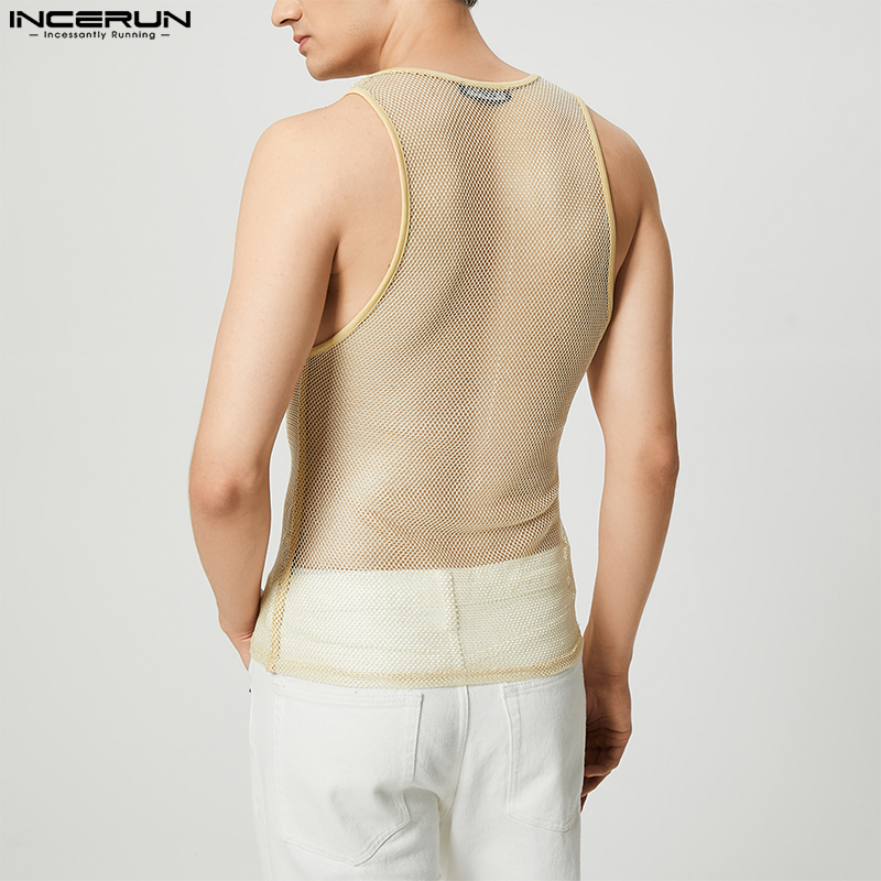 SHIRT%20BREATHABLE%20TRANSPARENT%20CASUAL%20MEN'S%20INCERAN%20VEST%20TOP%20FITTED%20MEN'S%20MESH%20SLEEVELESS%20VEST%20-%20Image%203