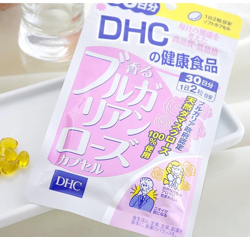 VIÊN UỐNG DẦU HOA HỒNG THƠM CƠ THỂ DHC (GÓI DÙNG 30 NGÀY)