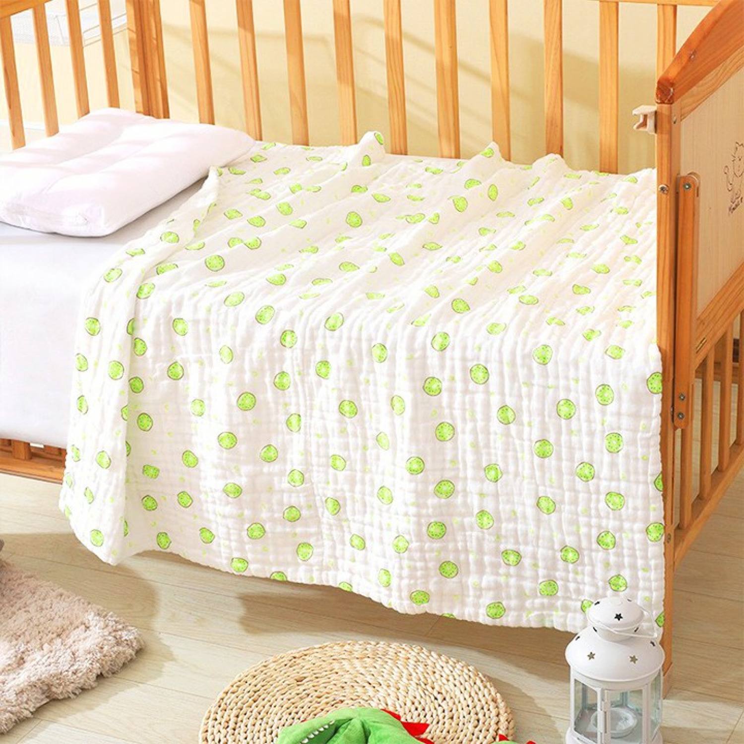 Khăn Tắm Xô 6 Lớp Cho Bé 110x110cm