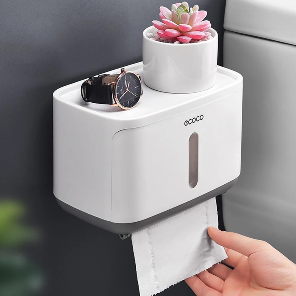 Hộp đựng giấy vệ sinh đa năng ECOCO