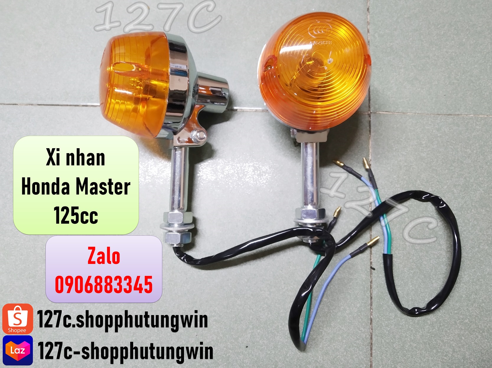 [Hcm] Honda Master 125 Custom 125 Cm125 Turn Signals (Pair of 2 or Set of 4)