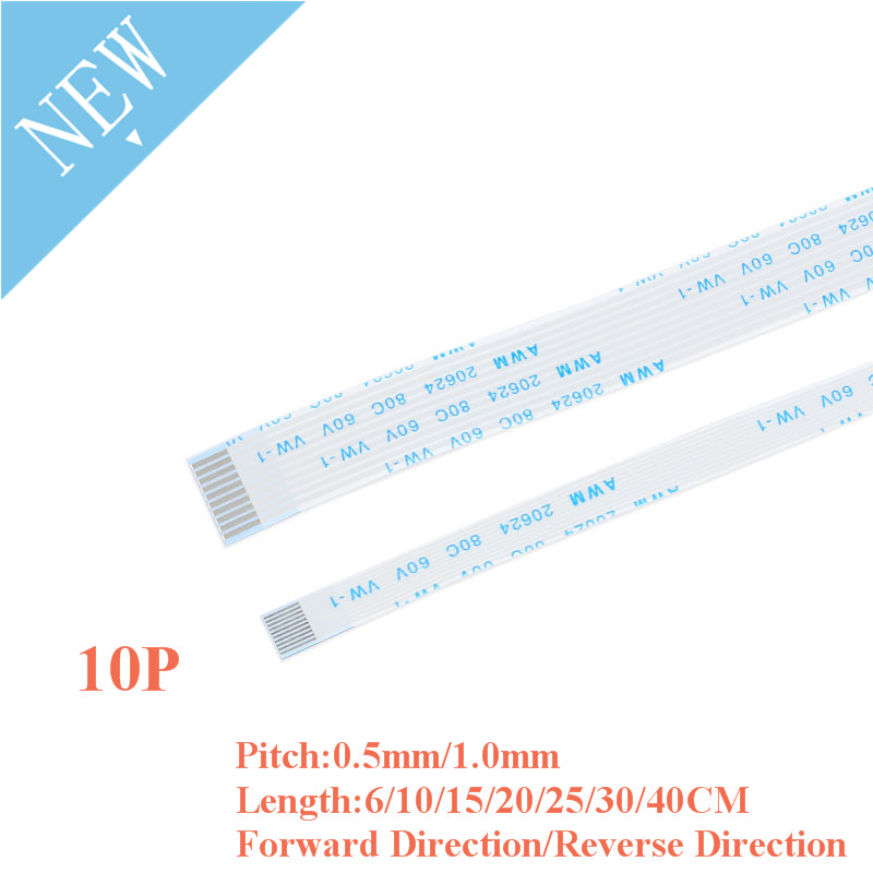thumbnail image 2 of 2pcs Flexible Flat Cable FFC /FPC 12 PIN 0.5mm Pitch Same Sides 2 of 10