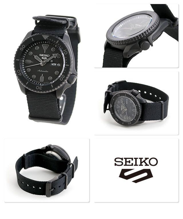 JDM] BNIB Seiko 5 Sports Automatic Black Made In Japan Kanji Date Wheel  SBSA025 Black Dial Black Nylon Strap Men Watch | Lazada Singapore