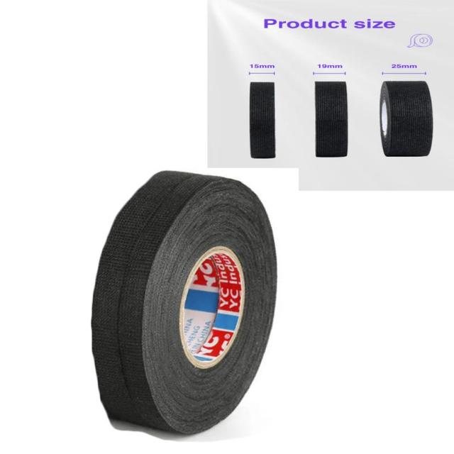 15meters%20Coroplast%20Adhesive%20Cloth%20Tape%20For%20Cable%20Harness%20Wiring%20Loom%20Width%209/15/19/25/32mm%20Length%2015m%20Electrical%20Heat%20Tape%20-%20Image%204