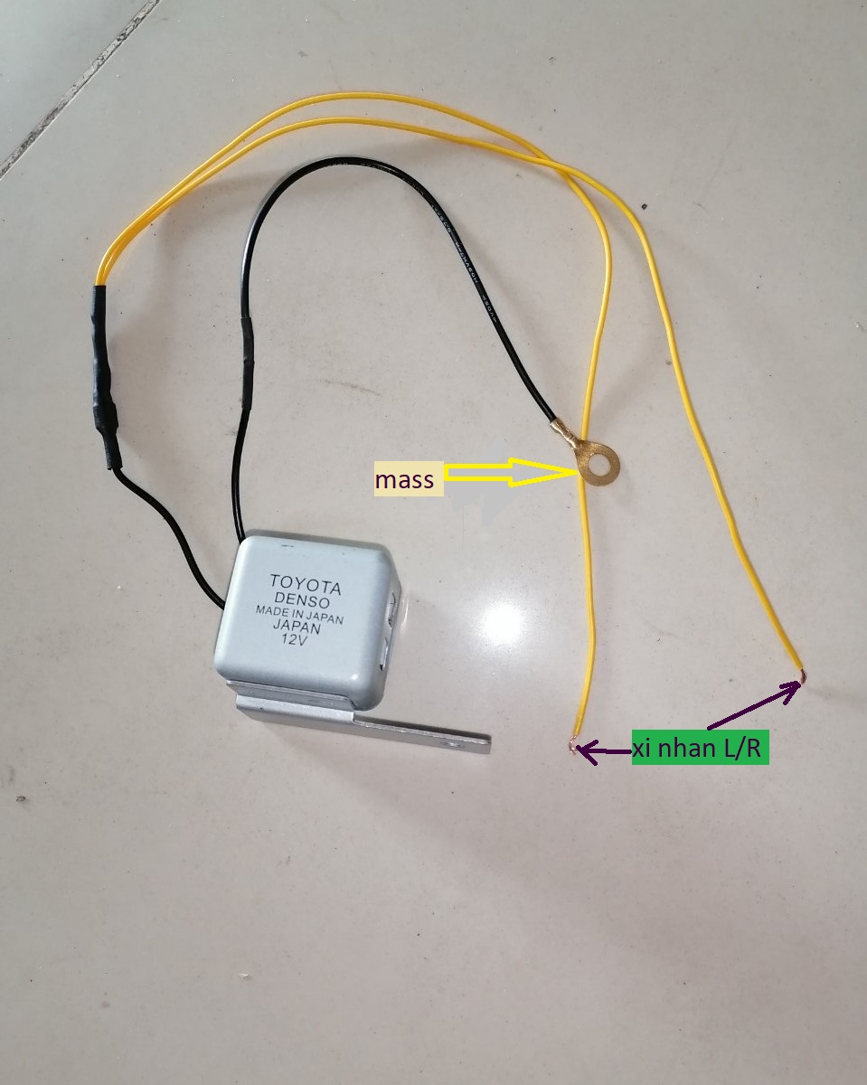 Cục kêu chớp xi nhan tin ton lắp sẵn diode
