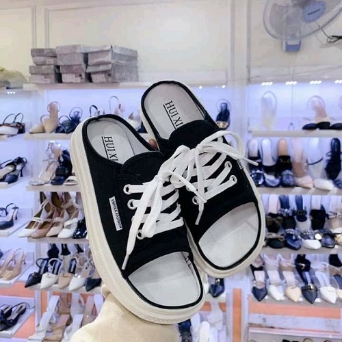 ( HÀNG MỚI VỀ - SỤC NỮ HỞ MŨI FORM CHUẨN ) Giày sục thể thao hở mũi phong cách Hàn Quốc dễ phối đồ