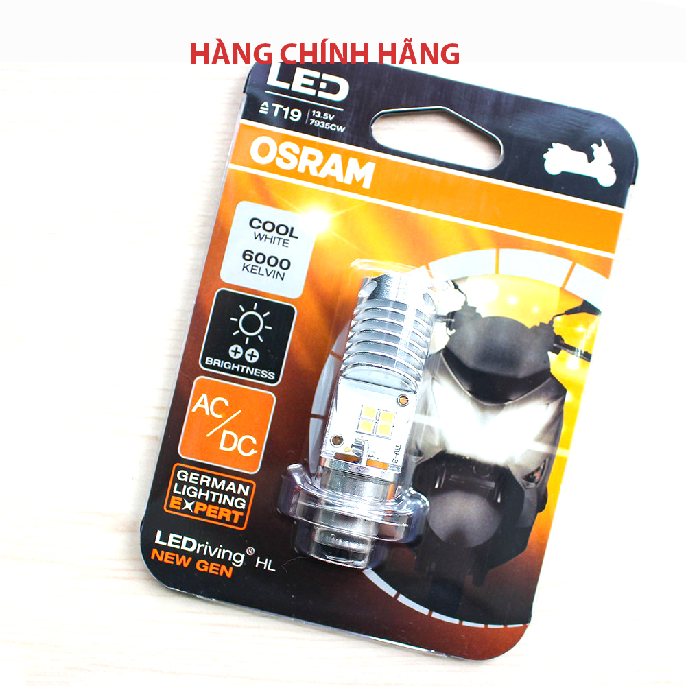 Bóng đèn Led OSRAM T19 xe Future 1, Dream, Wave alpha, Air Blade 110 Thái