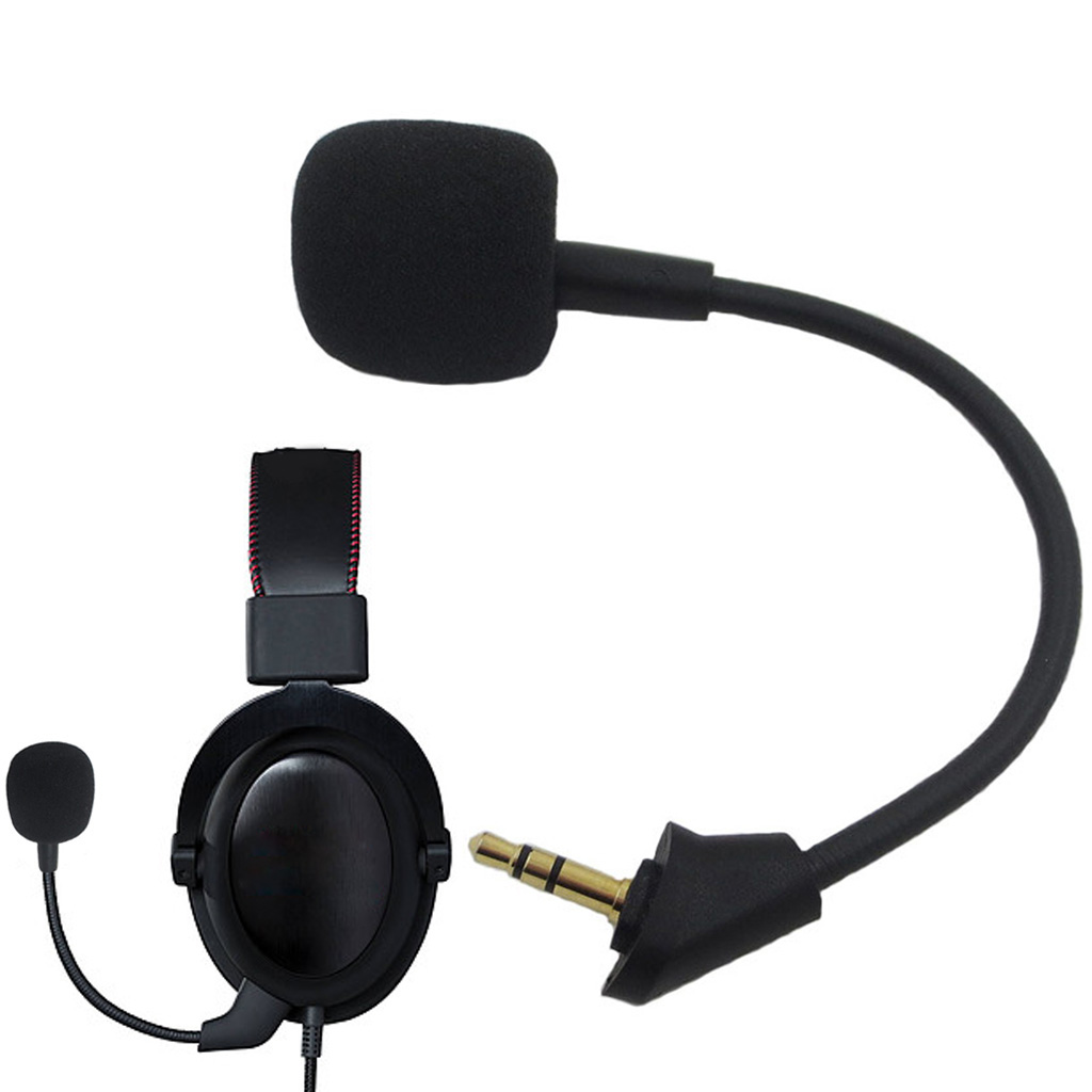 Thay thế mic cho Hyper x đám mây cho ALPHA/Hyper x đám mây cho Alpha S Tai nghe chơi game 3.5mm Micro tháo rời