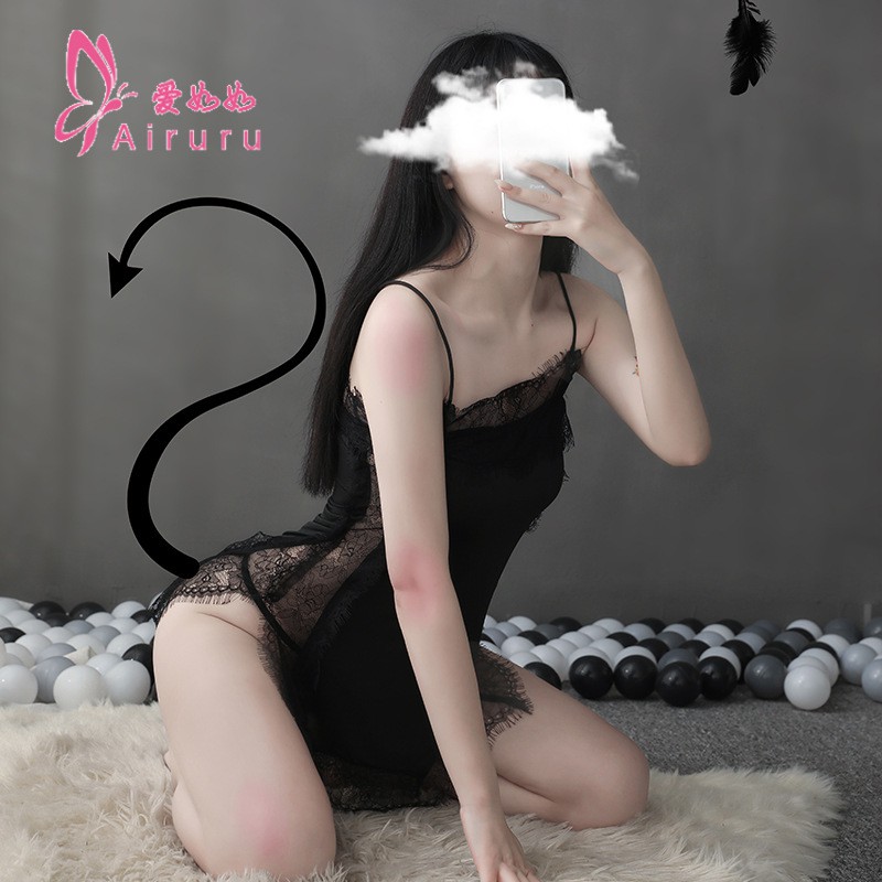 [Tặng chíp] Váy ngủ thun lạnh pha ren sexy MS5222