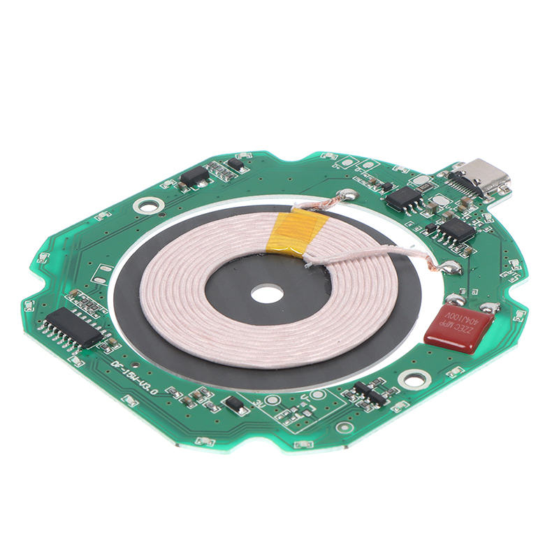 Jiaoxing 15W Bộ sạc nhanh không dây Qi pcba Bảng mạch Mô-đun máy phát + cuộn dây sạc