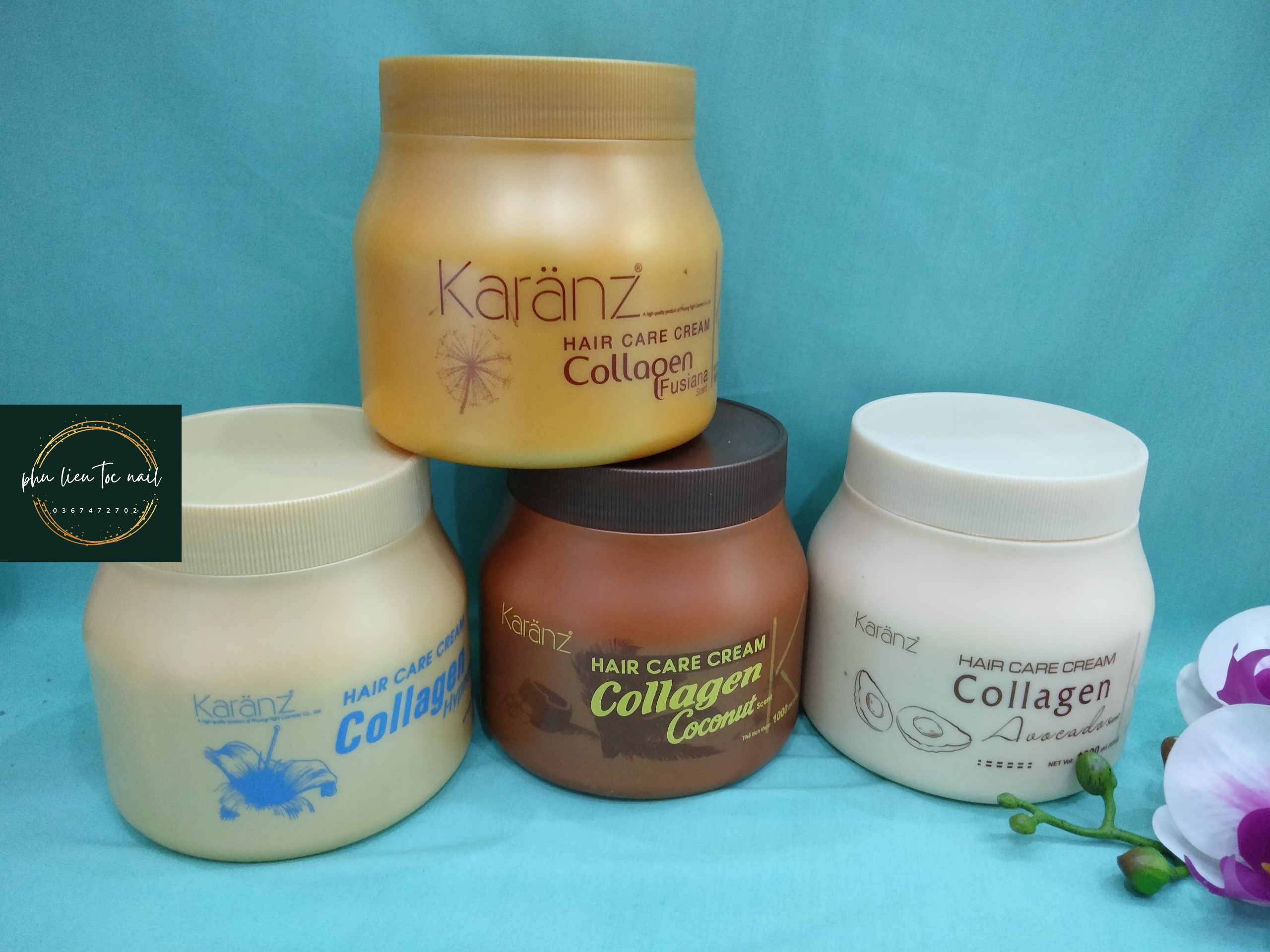 Hấp dầu collagen karanz 1000ml - trường thọ, tđ