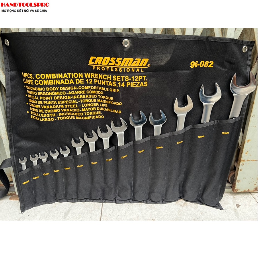 10-32mm bộ vòng miệng hệ mét 14 cái crossman 96-082